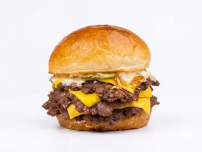 Spicy triple burger Bad Guys Burgers Novi Beograd dostava