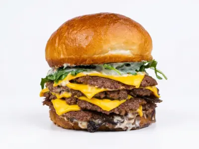 Truffle double-double burger Bad Guys Burgers Novi Beograd dostava