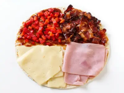 BBQ bacon ham wrap JIT Klopa delivery