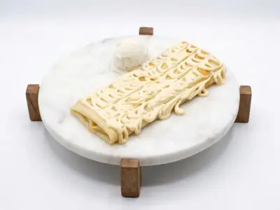 White nutella pancake Gelato Box delivery