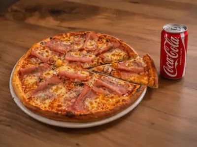 Capricciosa pizza 30cm + Coca-Cola - Original 0.33L Pizza Hot Šabac delivery