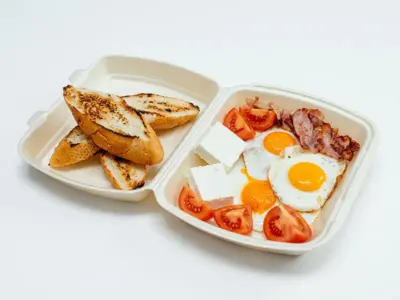 Fried eggs Tri Praseta delivery