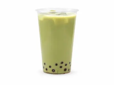 Matcha milk tea Bubblin' Waffle Factory dostava