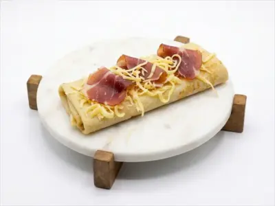 Njegushii prosciutto, cheese pancake Gelato Box delivery