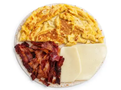 Bacon omelette JIT Klopa delivery