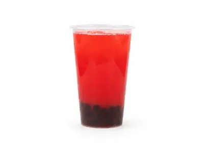 Strawberry fruit tea Bubblin' Waffle Factory dostava