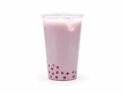 Taro milk tea Bubblin' Waffle Factory dostava