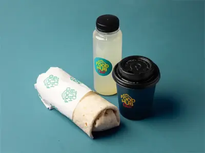 Tortilja kajgana šunka + limunada + cappuccino Food Hub Chili dostava