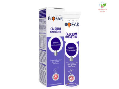 Biofar Kalcijum i Magnezijum 20 šumećih tableta Ruža Apoteka delivery