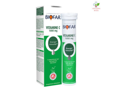 Biofar Vitamin C 1000mg 20 šumećih tableta Ruža Apoteka delivery
