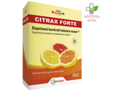 Citrax Forte za mršavljenje Bioclinica 60 kapsula Ruža Apoteka delivery