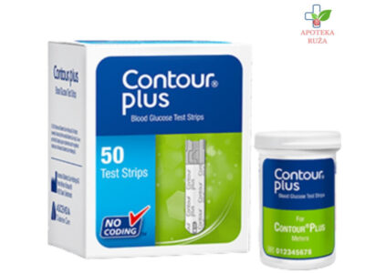 Contour Plus trakice za merenje šećera 50 komada Ruža Apoteka delivery