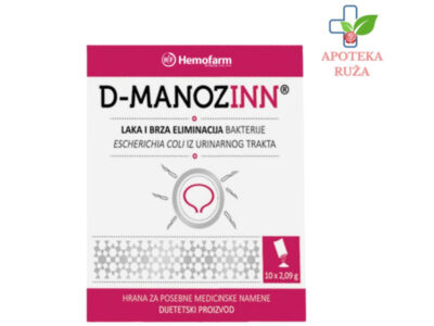 D manozinn protiv Escherichie coli 10 kesica Ruža Apoteka delivery