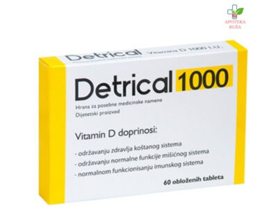 Detrical 1000 - Vitamin D3 1000 IU 60 tableta Ruža Apoteka delivery
