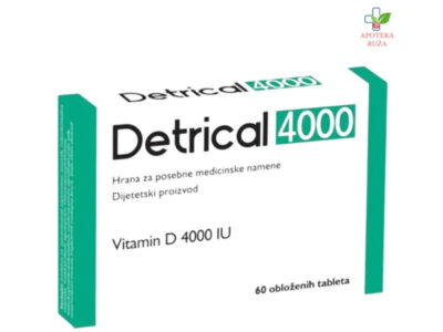 Detrical 4000 - Vitamin D3 4000 IU 60 tableta Ruža Apoteka delivery