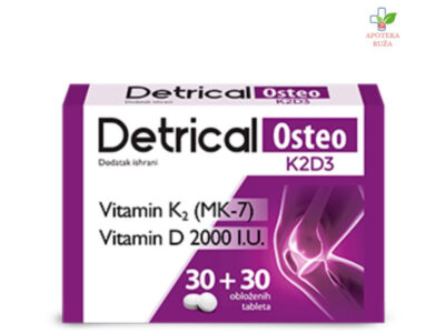 Detrical Osteo D3+K2 60 tableta Ruža Apoteka delivery