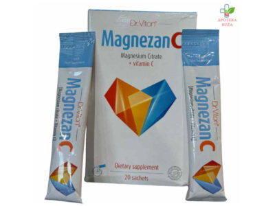 Dr Viton Magnezan C Liquid - magnezijum citrat i vitamin C u tečnom obliku 20 kesica Ruža Apoteka delivery