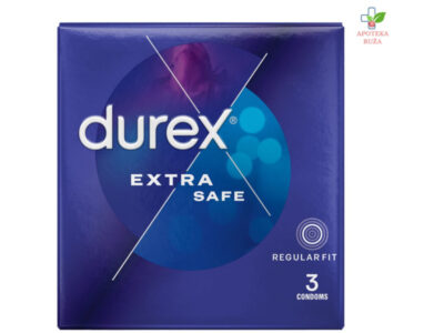 Durex Extra Safe prezervativi 3 komada Ruža Apoteka delivery