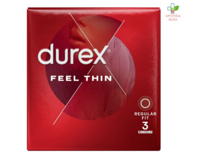 Durex Feel Thin prezervativi 3 komada Ruža Apoteka delivery