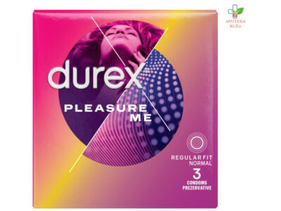 Durex Pleasure Me prezervativi 3 komada Ruža Apoteka delivery