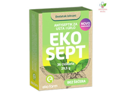 Ekosept BEZ ŠEĆERA 36 oribleta Ruža Apoteka delivery