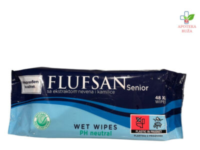 Flufsan vlažne maramice 48 komada Ruža Apoteka delivery