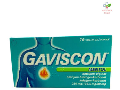 Gaviscon protiv gorušice 16 tableta za žvakanje Ruža Apoteka delivery