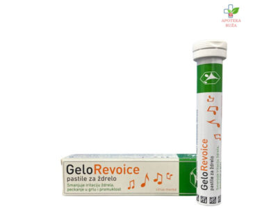 Gelorevoice za grlo (citrus-mentol) 20 pastila Ruža Apoteka delivery