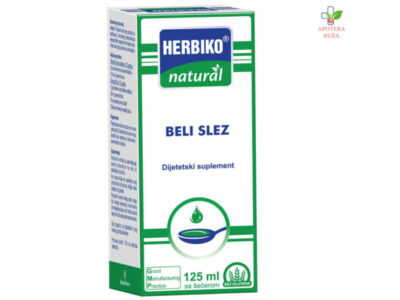 Herbiko sirup beli slez protiv suvog kašlja 125ml Ruža Apoteka delivery
