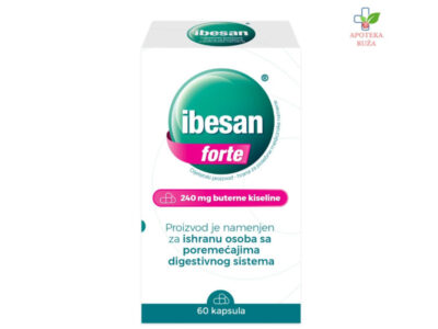 Ibesan Forte za nervozna creva 60 kapsula Ruža Apoteka delivery