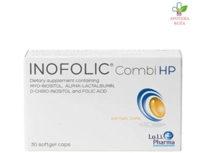 Inofolic Combi HP protiv insulinske rezistencije i policističnih jajnika 30 kapsula Ruža Apoteka delivery
