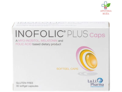 Inofolic Plus za bolju reproduktivni sposobnost žena posle 35 godina 30 kapsula Ruža Apoteka delivery