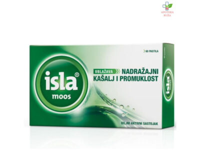 Isla Moos pastile za grlo protiv promuklosti i suvog kašalja 60 komada Ruža Apoteka delivery