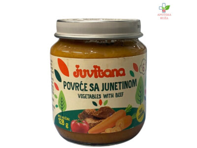 Juvitana kaša povrće sa junetinom 128g Ruža Apoteka delivery