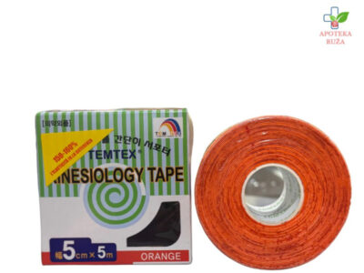 Kinesio Tape narandžasta 5cm x 5m Ruža Apoteka delivery