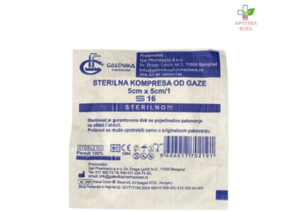 Kompresa sterilna 5cmx5cm Galenika 1 komad Ruža Apoteka delivery