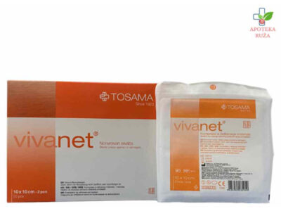 Kompresa sterilna mekana Vivanet 10x10 50 komada Ruža Apoteka delivery
