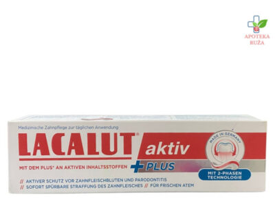 Lacalut AKTIV PLUS pasta za zube 75ml Ruža Apoteka delivery