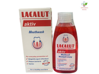 Lacalut AKTIV rastvor za ispiranje usta 300ml Ruža Apoteka delivery