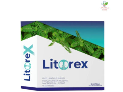 Litorex protiv kamena i peska u mokraćnim putevima 30 kapsula Ruža Apoteka delivery
