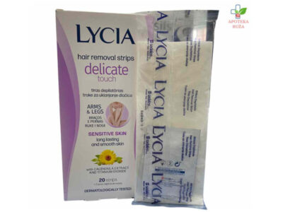 Lycia trakice za depilaciju Delicate Touch 20 komada Ruža Apoteka delivery