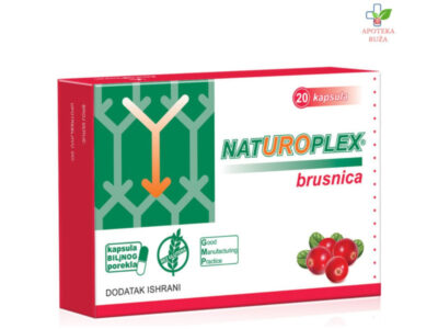 Naturoplex brusnica protiv urinarnih infekcija 20 kapsula Ruža Apoteka delivery
