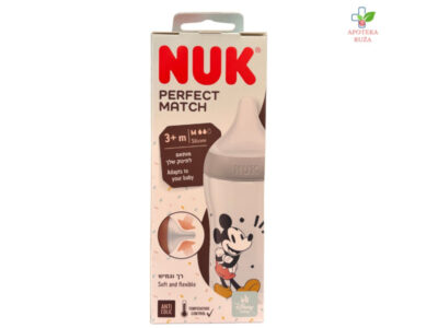 Nuk boca Perfect Match Miki 3+ 260ml Ruža Apoteka delivery