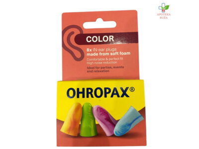 Ohropax čepvi za uši Color 8 komada Ruža Apoteka delivery