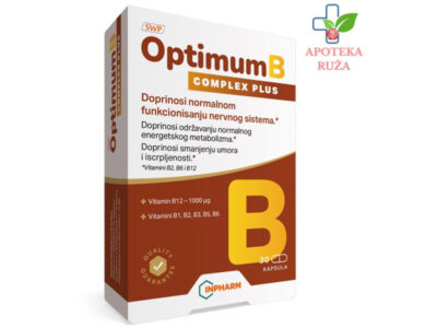 Optimum B complex plus - kompleks B vitamina 30 kapsula Ruža Apoteka delivery