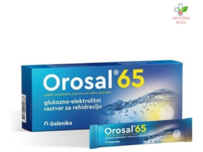 Orosal glukozno-elektrolitni rastvor za rehidraciju 5 kesica Ruža Apoteka delivery