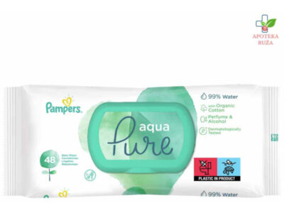 Pampers Aqua vlažne maramice 48 komada Ruža Apoteka delivery