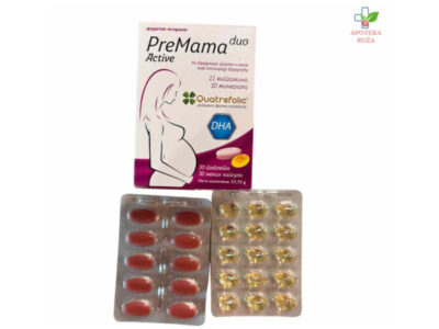 PreMama duo Active 30 tableta + 30 kapsula Ruža Apoteka delivery