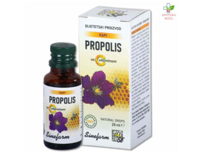 Propolis kapi sa Vitaminom C 20ml Sinefarm Ruža Apoteka delivery