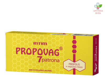 Propovag Sa Propolisom i Hajdučkom travom 7 vagitorija Ruža Apoteka delivery